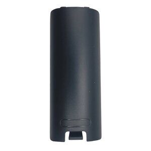 Wii Remote Battery Cover Replacement Door Lid for Nintendo Controller - Black
